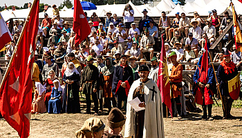 Historia wróciła na Pola Grunwaldu. Inscenizacja legendarnej bitwy Historia wróciła na Pola Grunwaldu. Inscenizacja legendarnej bitwy